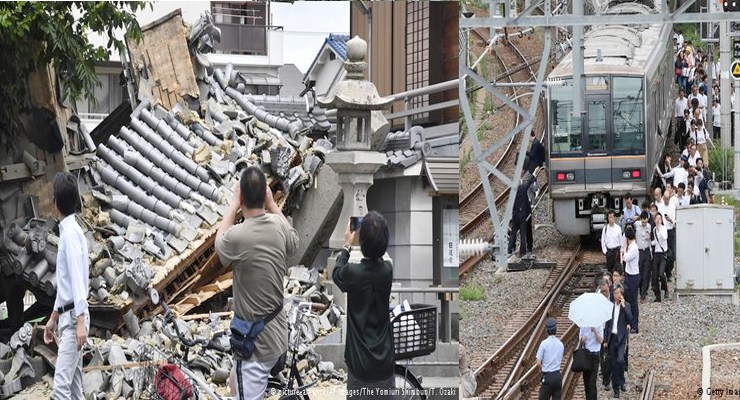 Bilanţ sumbru după cutremurul din Japonia: Cinci oameni au murit şi 380 au fost răniţi; marile fabrici au fost închise