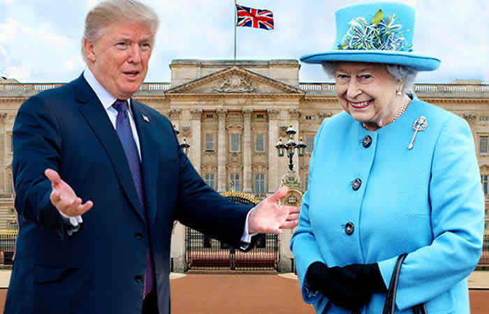 Trump se va întâlni la Londra cu regina Elisabeta a II-a