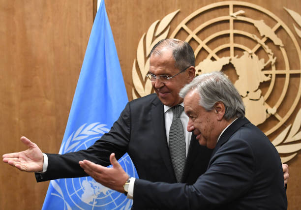 Lavrov s-a întâlnit cu secretarul general al ONU