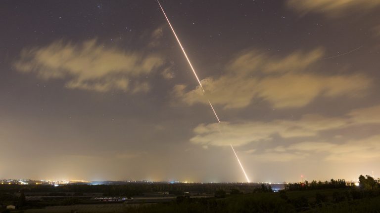 Două rachete lansate din Fâșia Gaza, interceptate în sudul Israelului