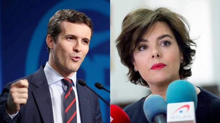 Soraya Sáenz de Santamaría şi Pablo Casado ‘se bat’ pentru şefia Partidului Popular spaniol