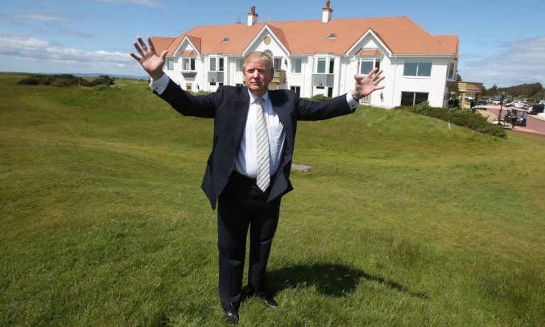 Un teren de golf din Scoţia generează un conflict mocnit între Trump şi autorităţile de la Edinburgh
