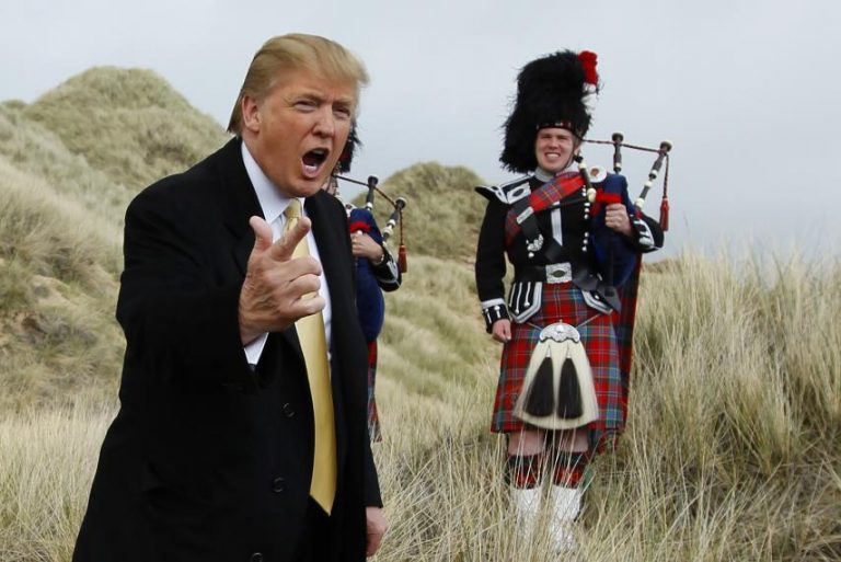 Trump bagă mulţi bani într-un club de golf din Scoţia