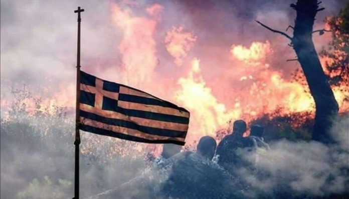 Grecia: Un nou bilanţ provizoriu în urma incendiilor de lângă Atena indică 96 de morţi