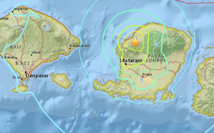Paradisul din Indonezia a fost lovit de un nou cutremur puternic