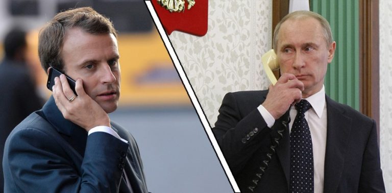 Putin îl bagă în videoconferinţă pe Emmanuel Macron