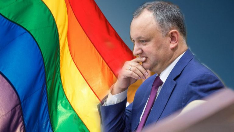 Igor Dodon vrea să interzică prin lege manifestaţiile LGBT