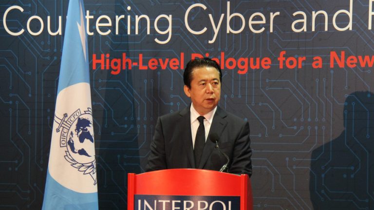 China anunţă motivul pentru care l-a arestat pe fostul şef al Interpol
