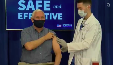 Mike Pence a fost vaccinat LIVE la tv – VIDEO