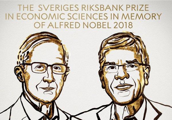 William D. Nordhaus şi Paul M. Romer au câştigat premiul Nobel pentru Economie