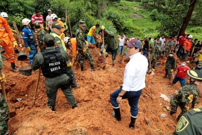 Cel puţin 11 morţi într-o alunecare de teren în Columbia – VIDEO