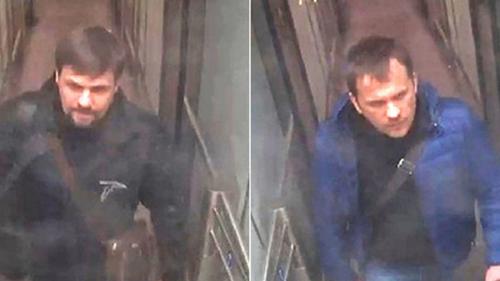 Poliţia britanică a difuzat imagini noi cu cei doi suspecţi din cazul Skripal