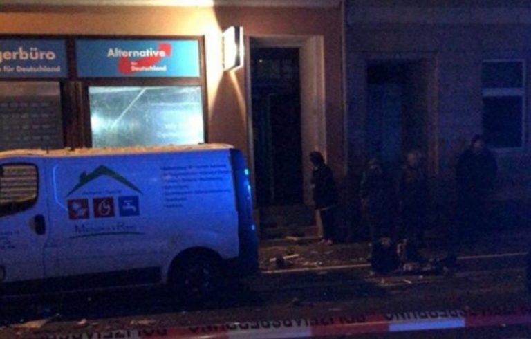 Explozie la un sediu AfD din Germania. Trei suspecți au fost arestați!