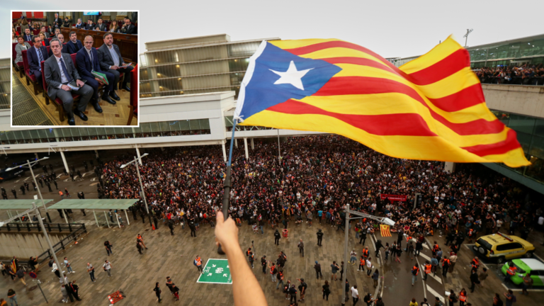 Liderii separatiştilor catalani au fost eliberaţi din închisoare