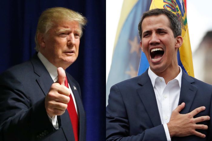 Trump îl primeşte pe Guaido la Casa Albă