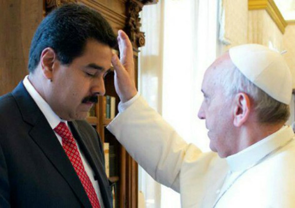 Maduro îl cheamă pe Papă să medieze criza din Venezuela