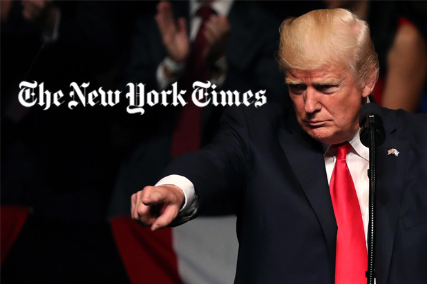 Donald Trump continuă războiul cu presa americană: ‘New York Times este duşmanul poporului!’