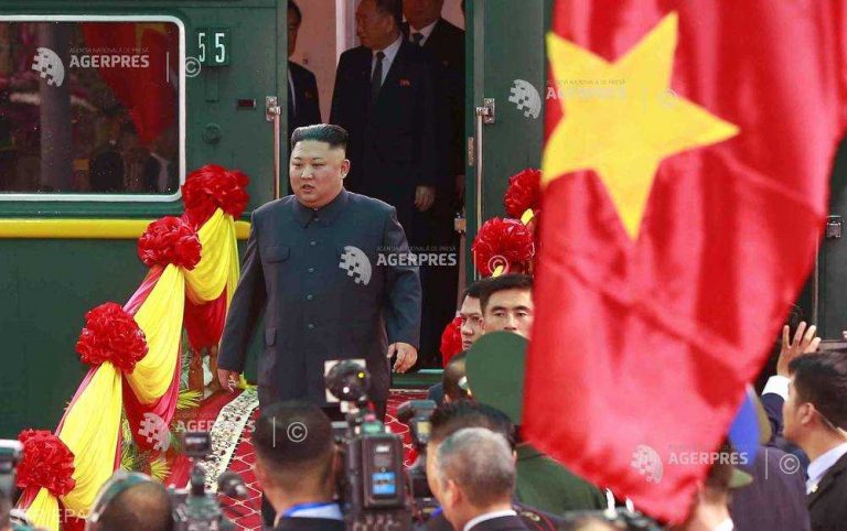 Kim Jong Un a ajuns cu trenul în Vietnam şi a fost primit cu covorul roşu – VIDEO