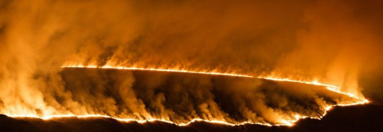 Incendii de vegetație în sudul Italiei – Pompierii au descoperit un cadavru carbonizat