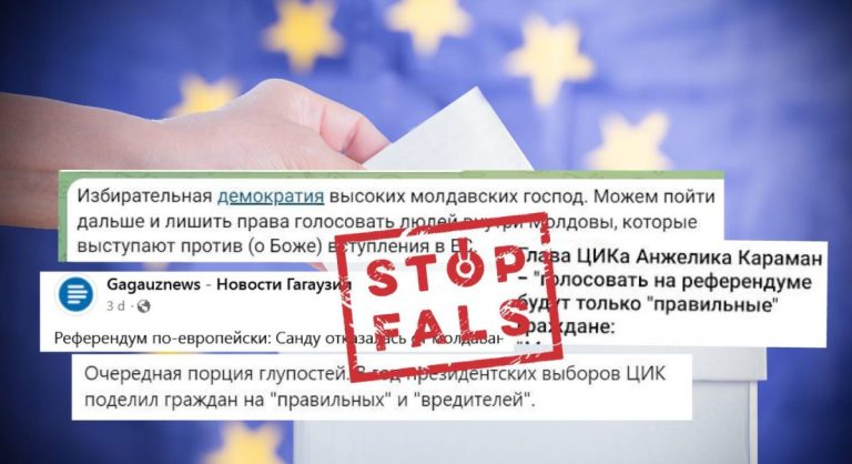 Fals: Cetățenii moldoveni care nu se află în statele UE nu vor putea participa la referendumul privind aderarea la Uniunea Europeană