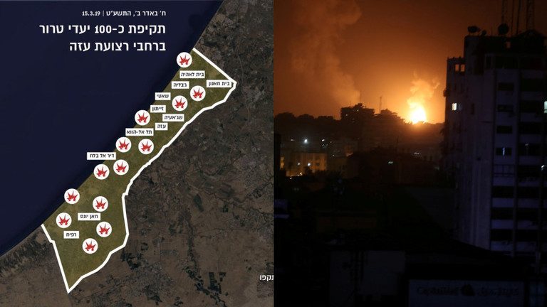 Israelul atacă pozițiile Hamas din Fâșia Gaza – VIDEO