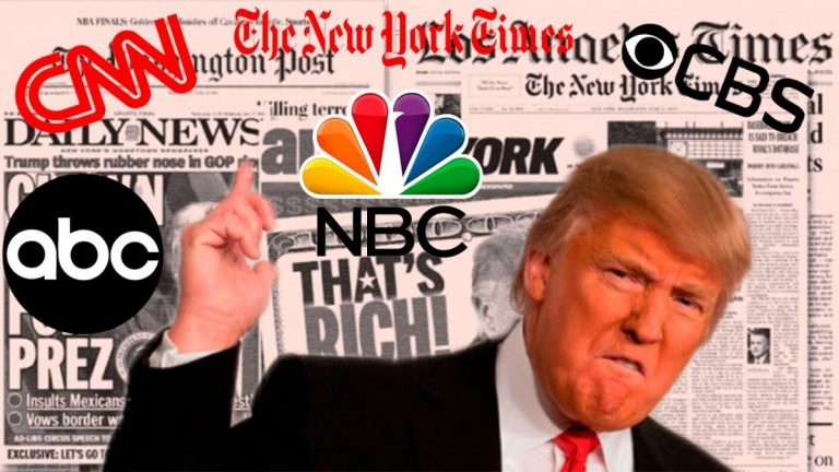 Donald Trump atacă din nou presa americană, după care se topeşte