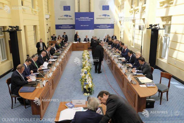 De Ziua Europei, liderii celor 27 de țări UE au adoptat în unanimitate Declarația de la Sibiu