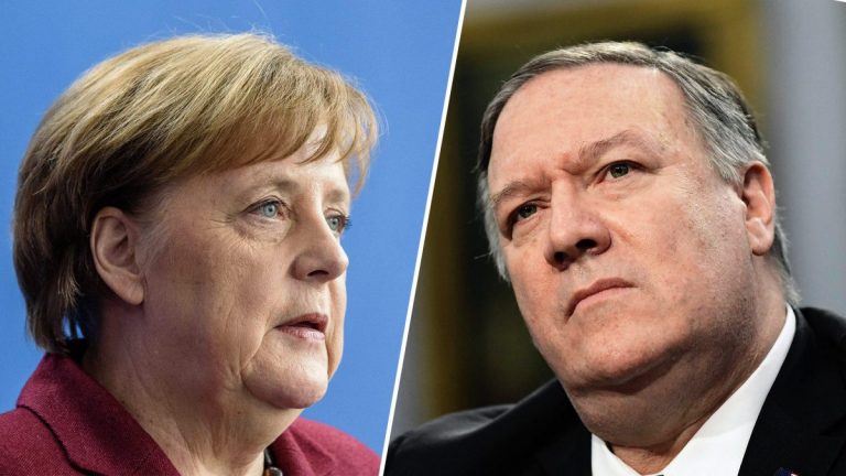 Angela Merkel se întâlneşte cu Mike Pompeo la Berlin