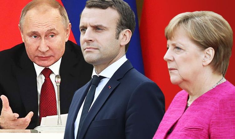 Merkel şi Macron l-au băgat ‘în şedinţă’ pe Putin