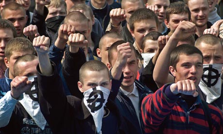 Naţionaliştii ucraineni au protestat în faţa Consulatului General al României din Cernăuţi