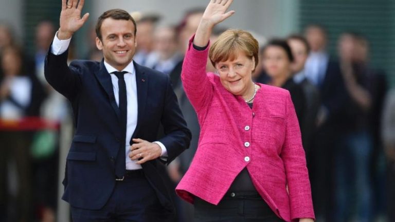 Merkel este de acord ‘în linii mari’ cu Macron pe marginea viitorului Uniunii Europene