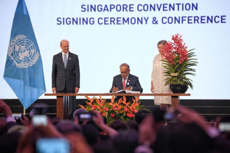Convenţia de la Singapore privind Medierea a fost semnată de 46 de ţări
