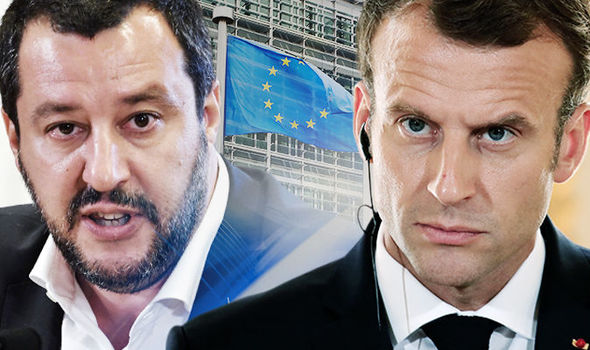 Macron ‘nu-l cruţă’ pe Salvini: ‘Italia merită lideri care se ridică la importanţa funcţiei!’