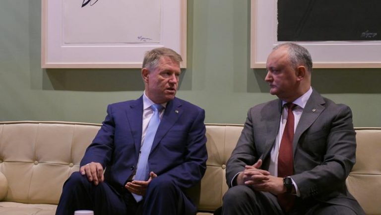 Iohannis s-a întâlnit cu Igor Dodon la ONU