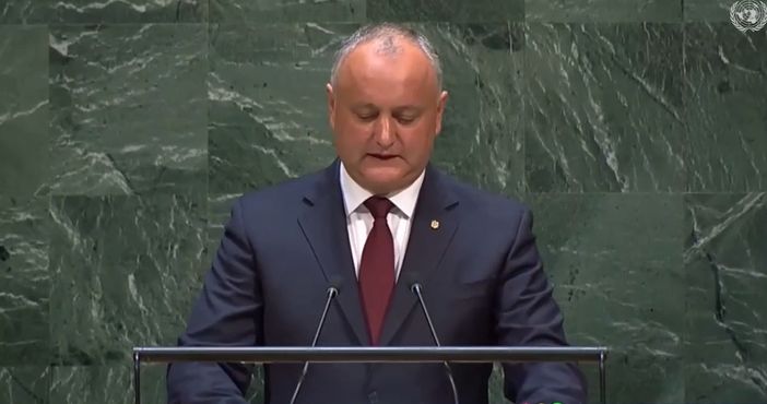Igor Dodon cere lumii întregi să recunoască neutralitatea R.Moldova