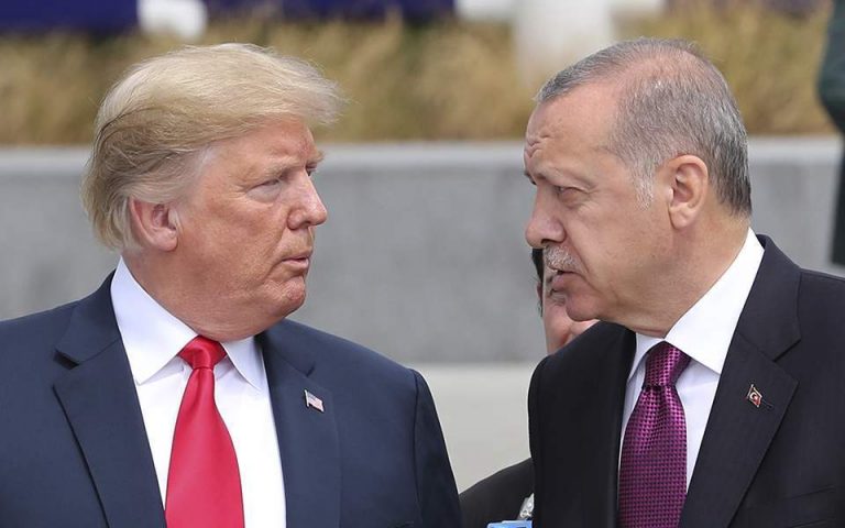 Trump s-a întâlnit cu Erdogan în marja summitului NATO
