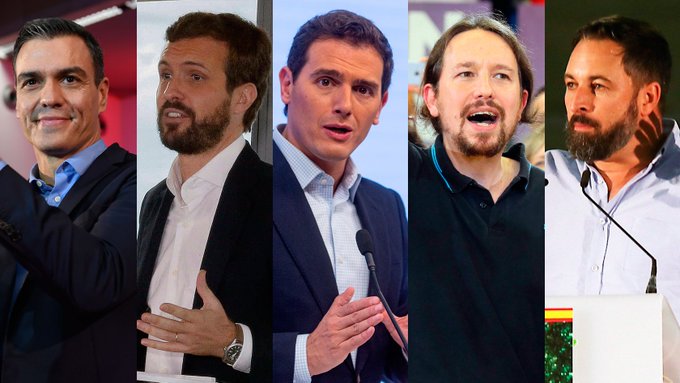 EFE: ‘Toți contra toți’ sau cum a fost singura dezbatere electorală televizată din Spania