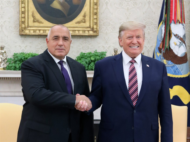Boiko Borisov, primit la Casa Albă de preşedintele Trump