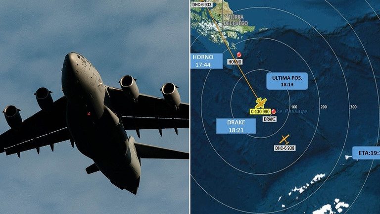Vastă operaţiune de căutare a avionului militar chilian dispărut în drum spre Antarctica