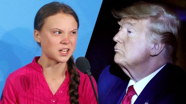 Dialogul surzilor la Davos! Trump o atacă voalat pe Greta Thunberg