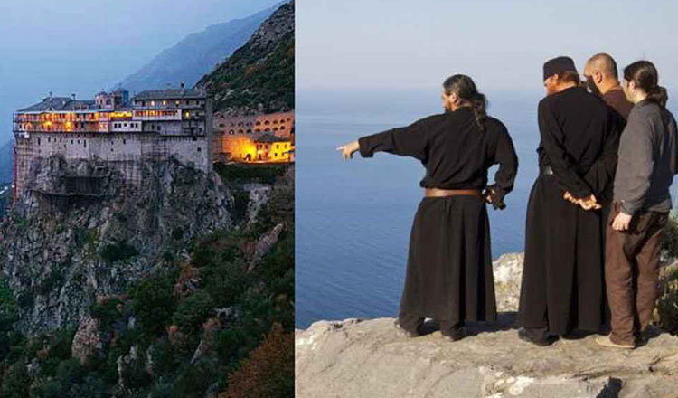 Peste 40 de călugări de pe Muntele Athos au fost răpuşi de COVID-19