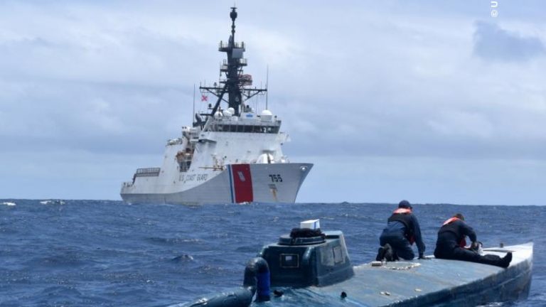 Garda de Coastă americană a capturat 8 tone de cocaină pe coasta Pacificului