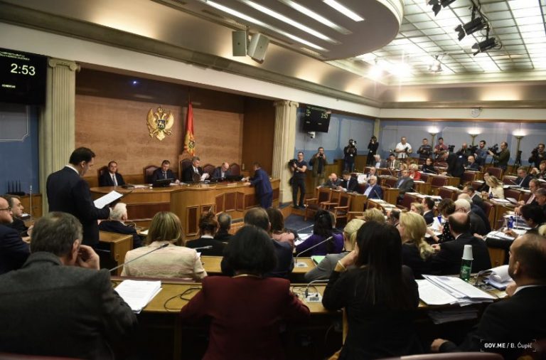 O moţiune de cenzură adoptată de parlamentul din Muntenegru a dus la pierderea majorităţii de către guvern