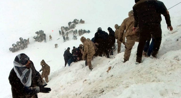 A doua avalanşă puternică în Turcia! Opt salvatori au murit! (VIDEO)