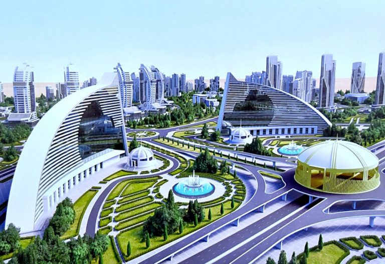 Turkmenistanul investeşte o sumă ameţitoarea pentru construirea unui oraş nou