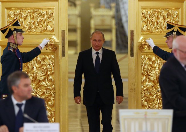 ‘Tunel dezinfectant’ de acces la Putin, cu senzori de luarea temperaturii şi recunoaştere facială