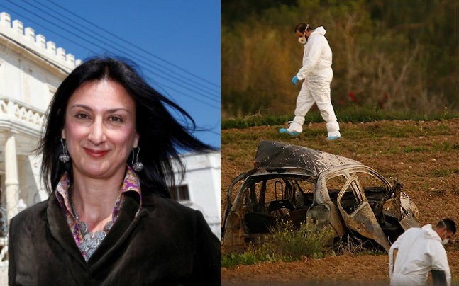 Trei persoane sunt inculpate pentru uciderea lui Daphne Caruana Galizia