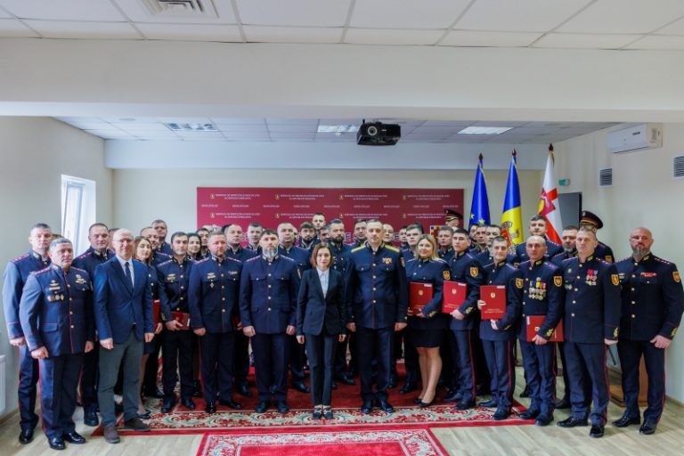 Șefa statului i-a felicitat cu prilejul Zilei profesionale pe angajații Serviciului de Protecție și Pază de Stat