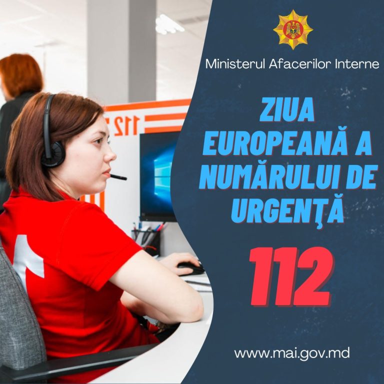 Pe 11 februarie este marcată Ziua 112. Anul trecut, un operator din R. Moldova a preluat un număr record de 50 018 apeluri