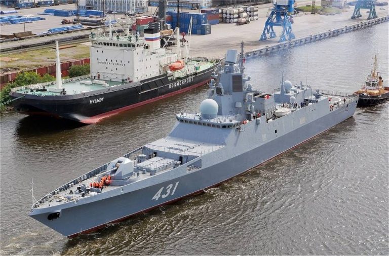 O fregată militară rusă s-a realimentat într-un port din Arabia Saudită